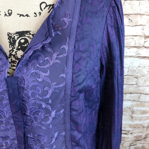 Coldwater Creek Purple Shirt - Picture 2 of 5